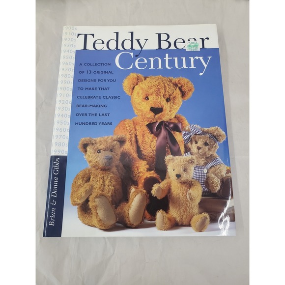 David & Charles Other - Teddy Bear Century Brian Donna Gibbs 13 Original Designs Patterns Book 2002